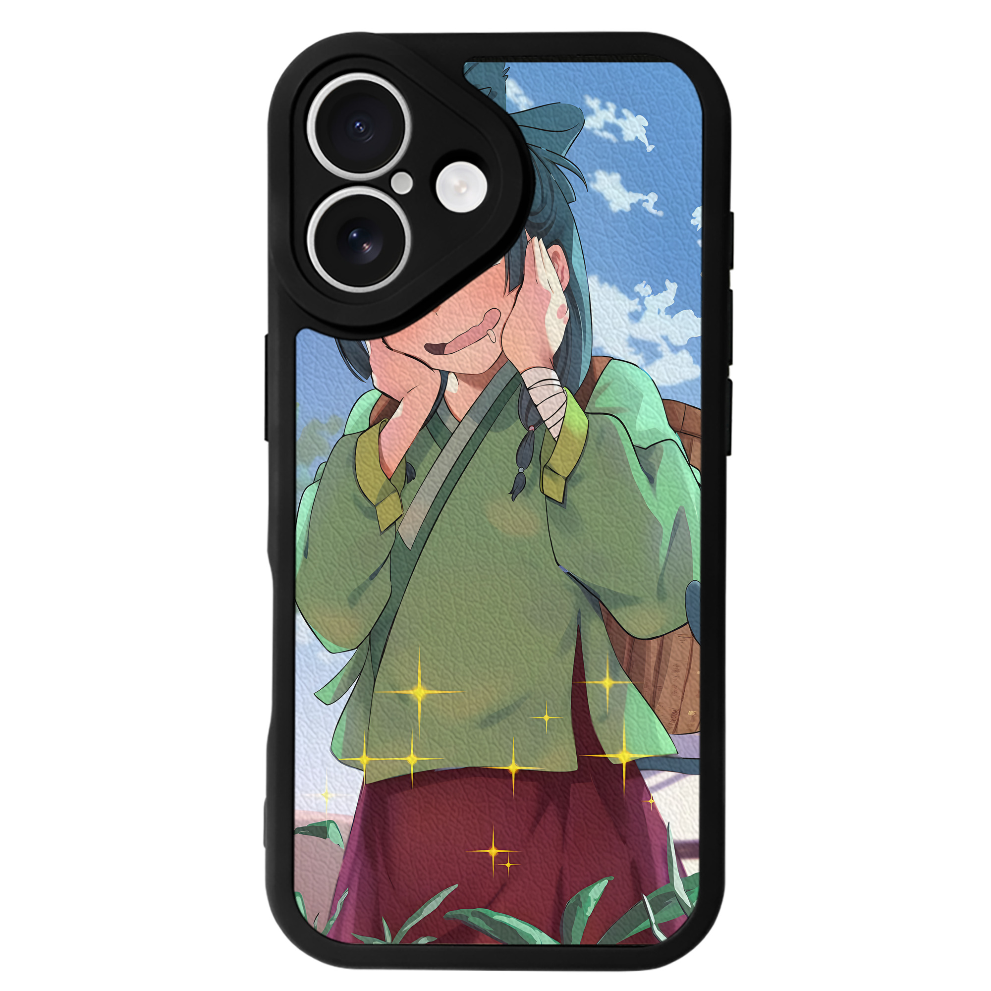 （画像用） 薬屋のひとりごと The Apothecary Diaries 【iPhone 16シリーズ対応】シリコンスマホケース（レザー調） 材質：シリコン